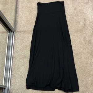 Mossimo Supply Co. Black Strapless Maxi Skirt